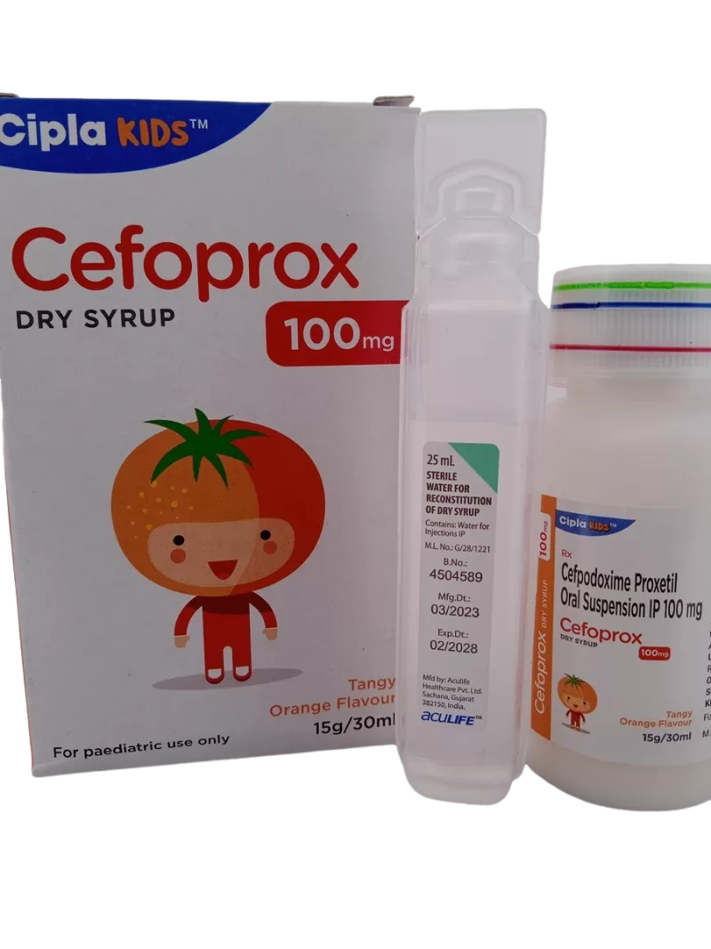 CEFOPROX DRY SYRUP 100 MG - 1 BOTTLE OF 15g/30ML - Image 2