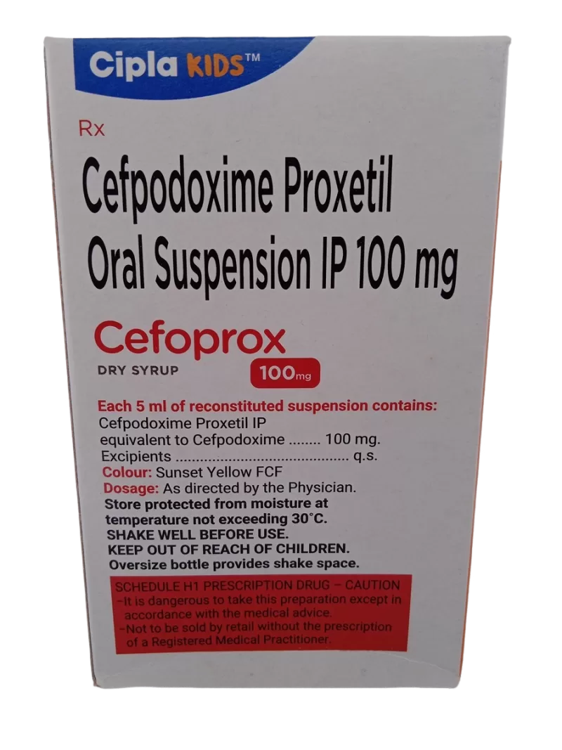 CEFOPROX DRY SYRUP 100 MG - 1 BOTTLE OF 15g/30ML - Image 4