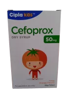 CEFOPROX DRY SYRUP 50 MG - 1 BOTTLE OF 18g/30ML