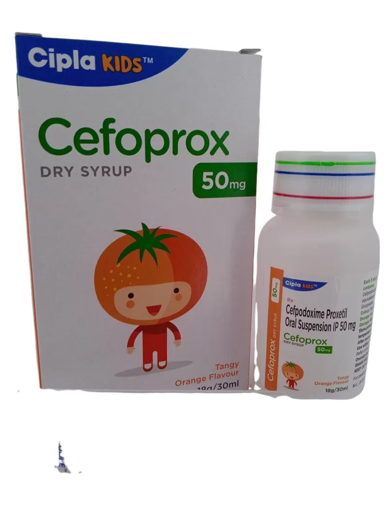 CEFOPROX DRY SYRUP 50 MG - 1 BOTTLE OF 18g/30ML - Image 2