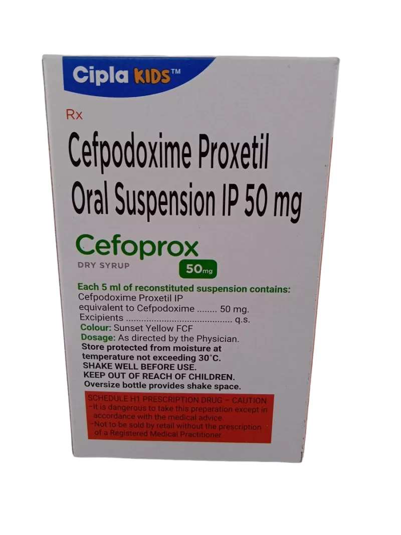 CEFOPROX DRY SYRUP 50 MG - 1 BOTTLE OF 18g/30ML - Image 4