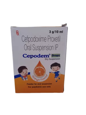 CEPODEM DROPS 25 MG - 1 BOTTLE OF 3g/10ML