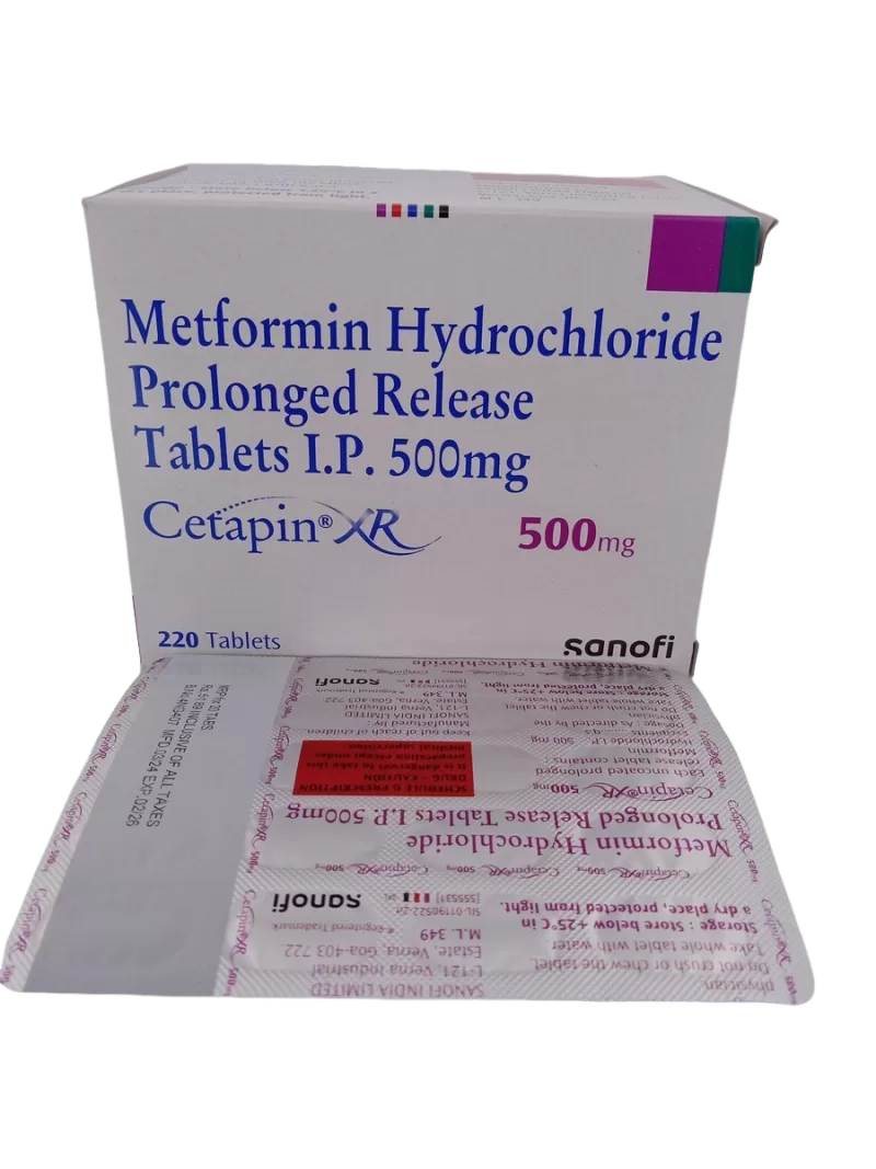 CETAPIN XR 500 MG - 20 TABLETS - Image 3