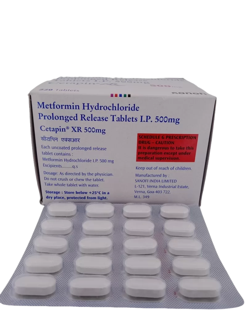 CETAPIN XR 500 MG - 20 TABLETS - Image 4