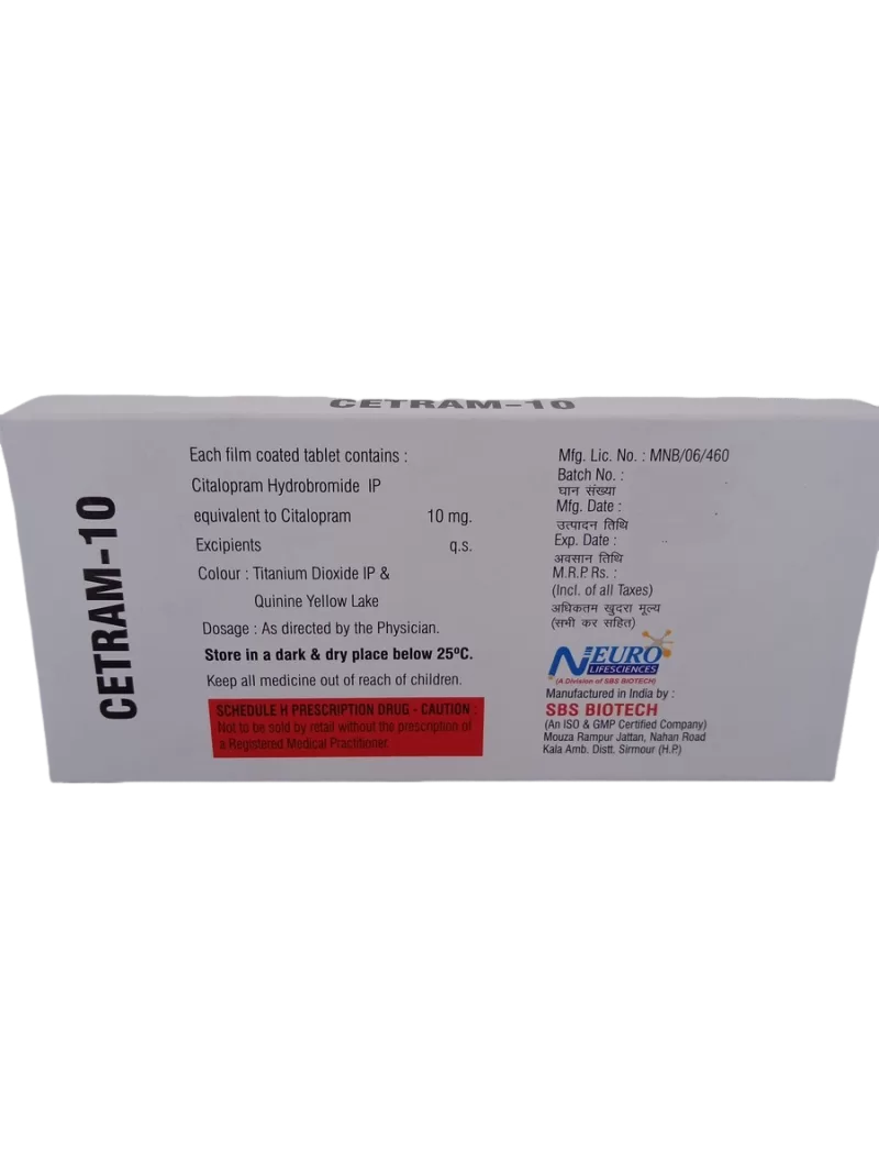 CETRAM 10 MG - 10 TABLETS - Image 4