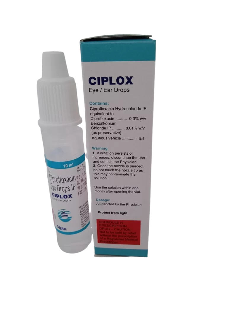 CIPLOX EYE/EAR DROPS - 1 BOTTLE OF 10ML - Image 4