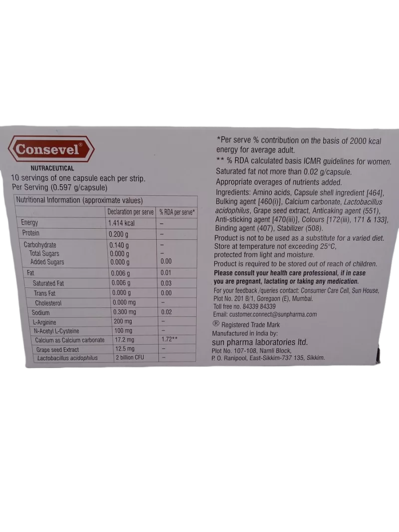 CONSEVEL - 10 CAPSULES - Image 3
