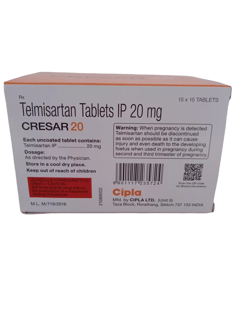 CRESAR 20 MG - 15 TABLETS - Image 4