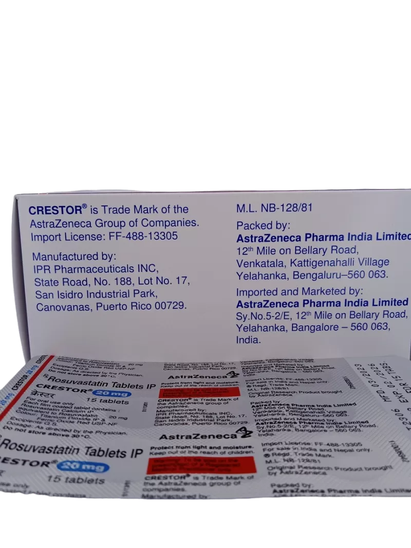CRESTOR 20 MG - 15 TABLETS - Image 4