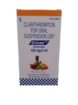 CRIXAN GRANULES 125MG/5ML - 1 BOTTLE OF 21.5g/30ML