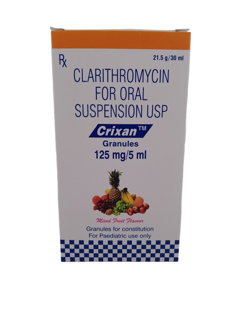 CRIXAN GRANULES 125MG/5ML - 1 BOTTLE OF 21.5g/30ML