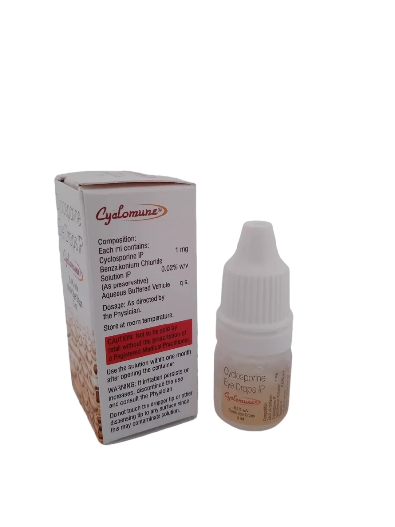 CYCLOMUNE 0.1% - 1 BOTTLE OF 3ML - Image 4
