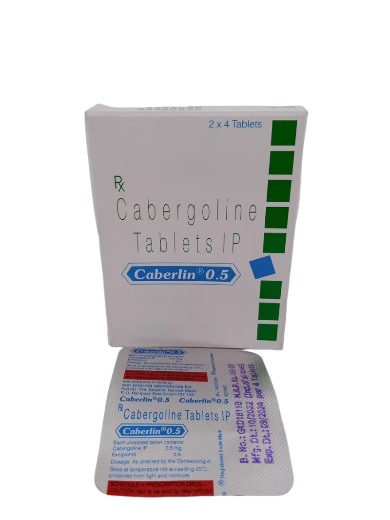 CABERLIN 0.5 MG - 4 TABLETS - Image 3