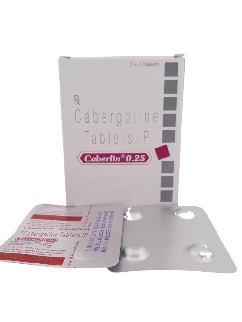 CABERLIN 0.25 MG - 4 TABLETS - Image 2