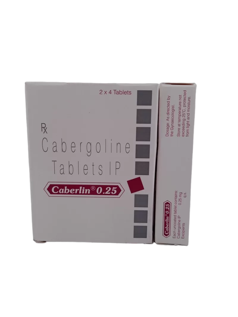 CABERLIN 0.25 MG - 4 TABLETS