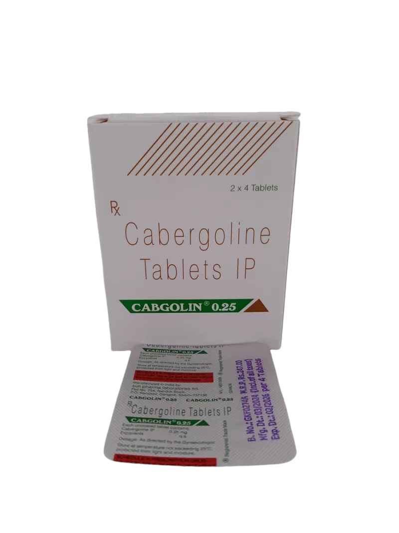 CABGOLIN 0.25 MG - 4 TABLETS - Image 3