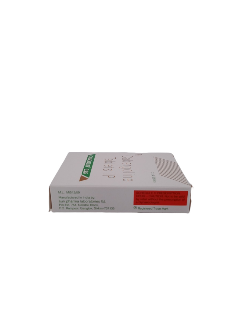 CABGOLIN 0.25 MG - 4 TABLETS - Image 4