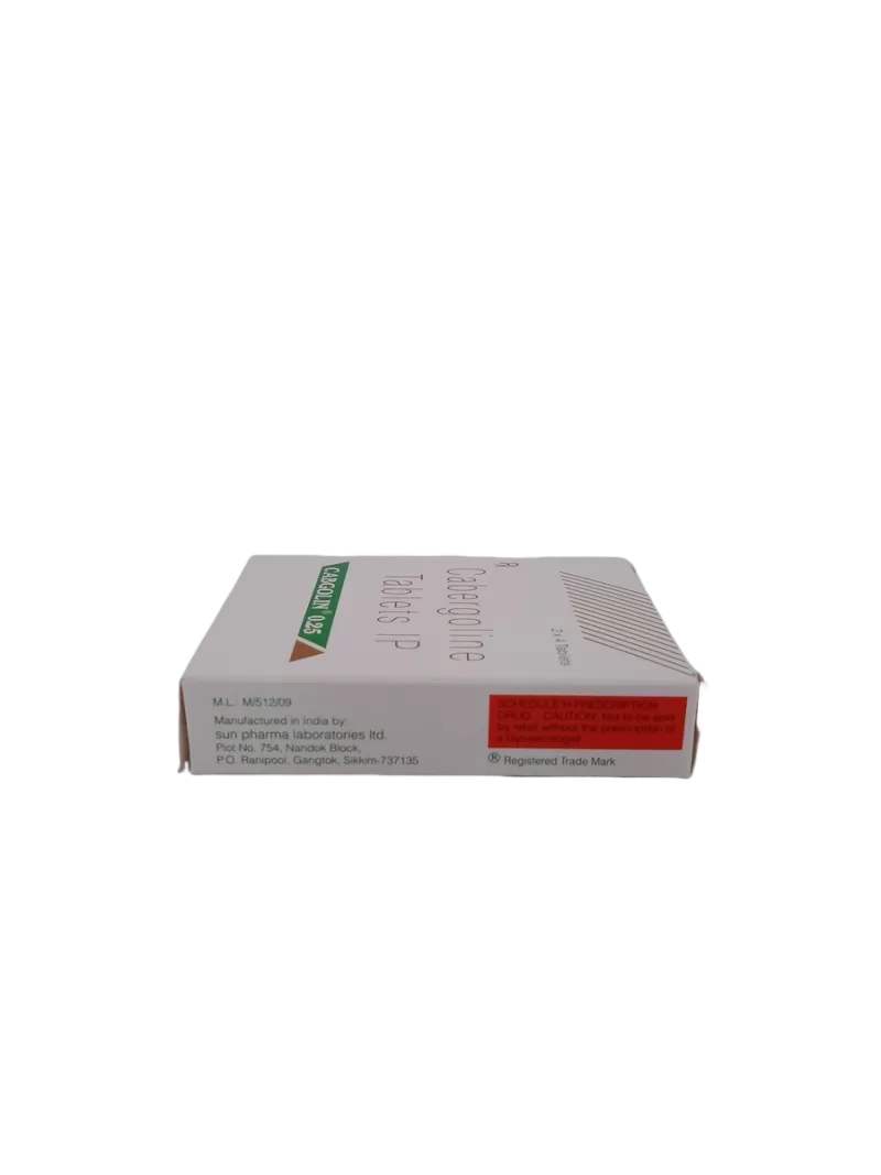 CABGOLIN 0.25 MG - 4 TABLETS - Image 4