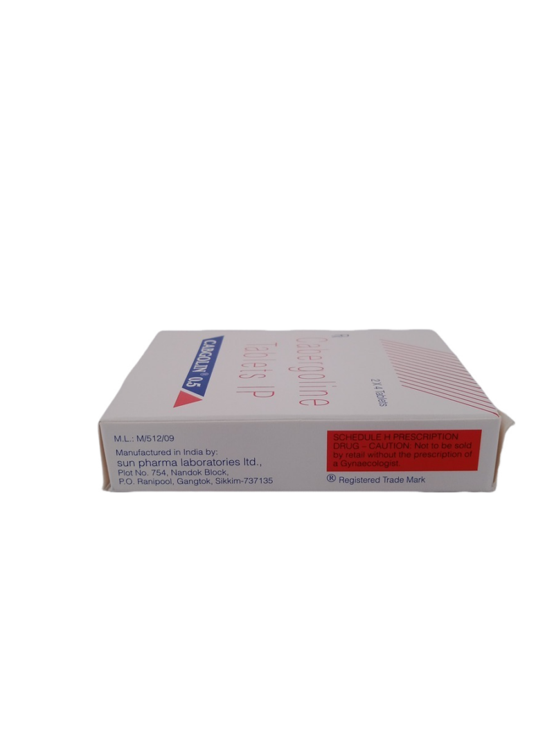 CABGOLIN 0.5 MG - 4 TABLETS - Image 4