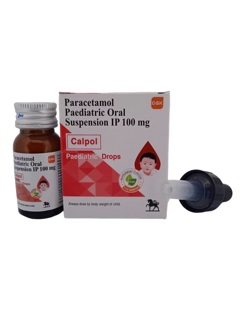 CALPOL PAEDIATRIC DROPS - 1 BOTTLE 15ML - Image 2