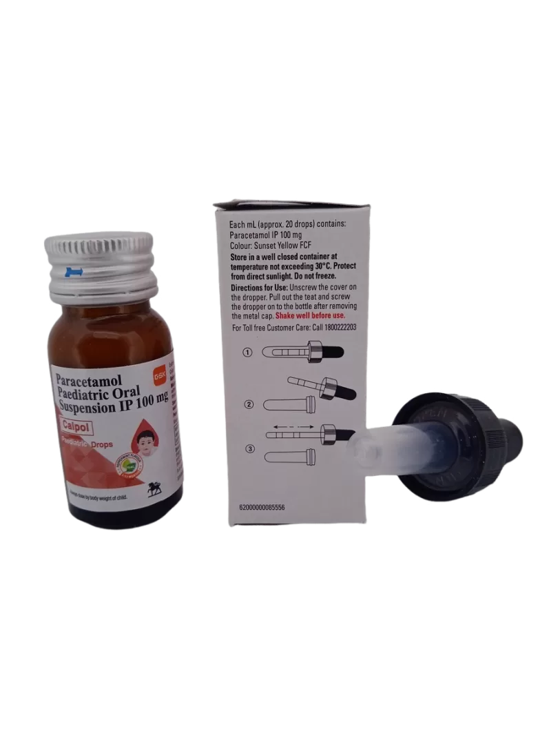 CALPOL PAEDIATRIC DROPS - 1 BOTTLE 15ML - Image 4