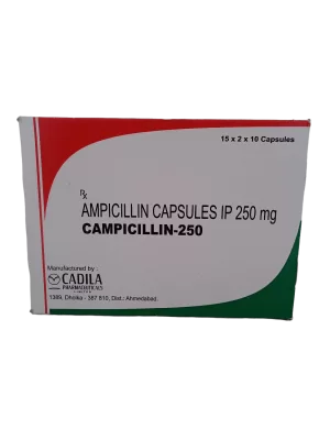 CAMPICILLIN 250 MG - 10 CAPSULES