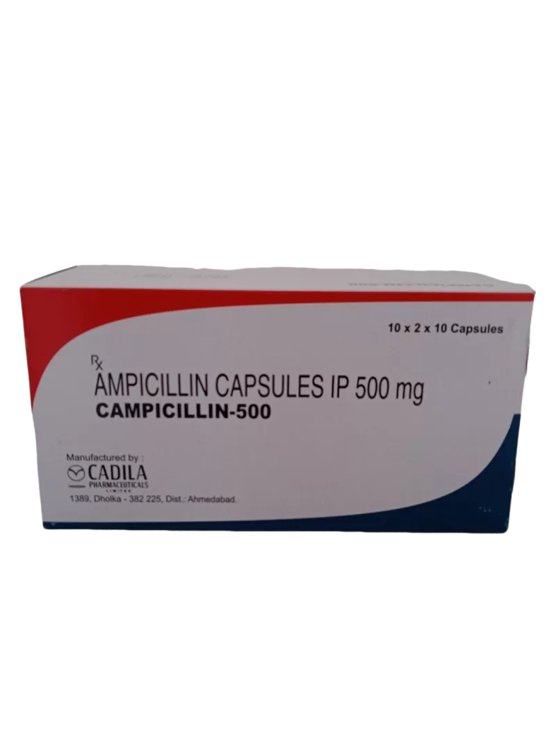 CAMPICILLIN 500 MG - 10 CAPSULES