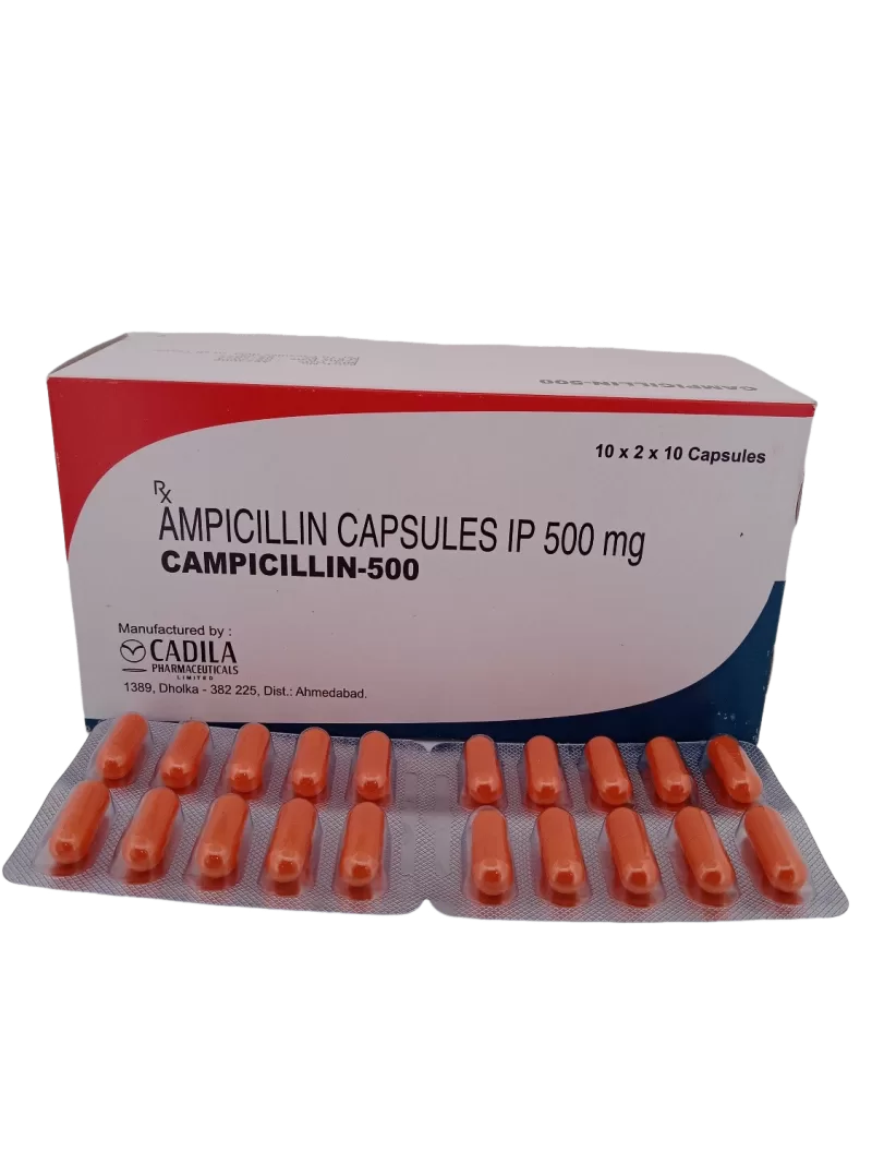 CAMPICILLIN 500 MG - 10 CAPSULES - Image 2