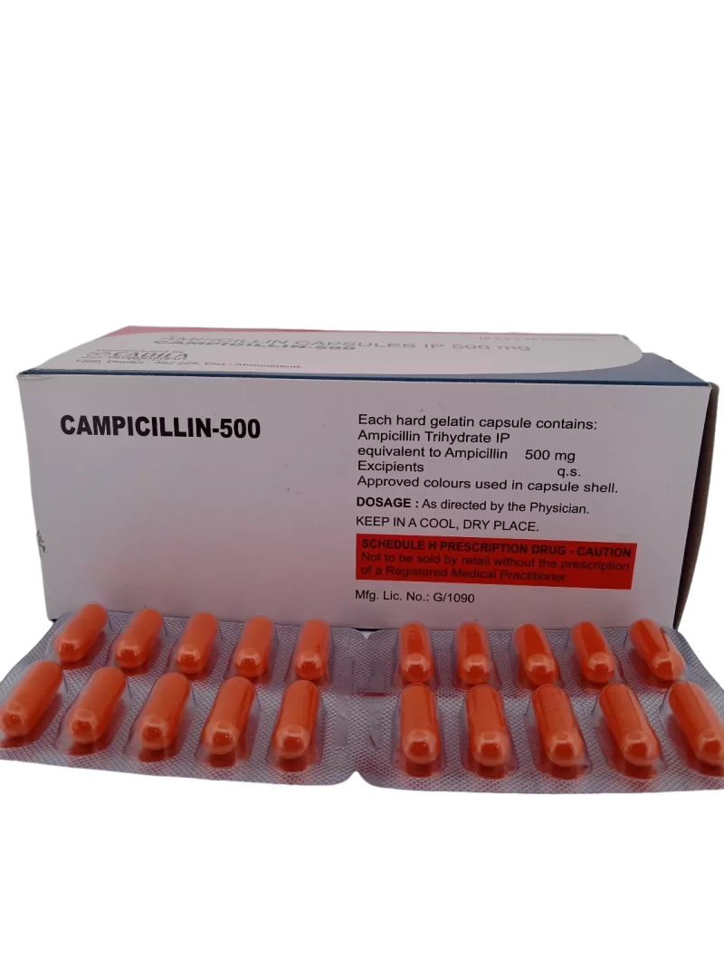 CAMPICILLIN 500 MG - 10 CAPSULES - Image 4