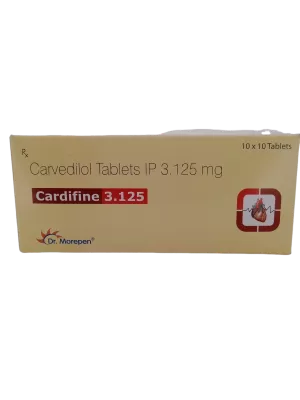 CARDIFINE 3.125MG - 10 TABLET