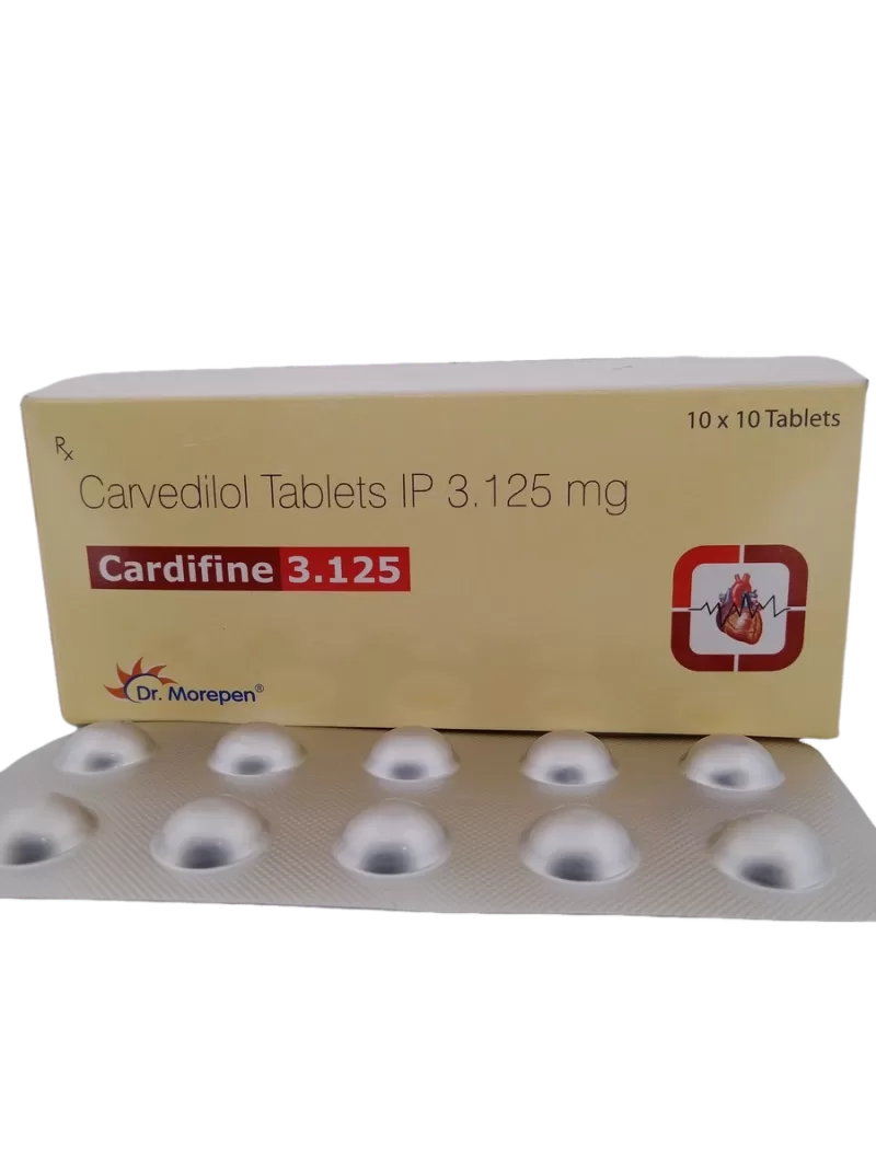CARDIFINE 3.125MG - 10 TABLET - Image 2