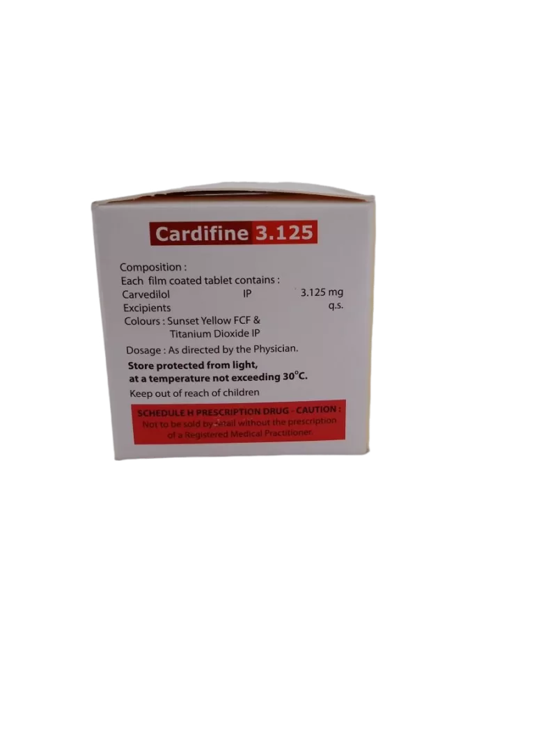 CARDIFINE 3.125MG - 10 TABLET - Image 4