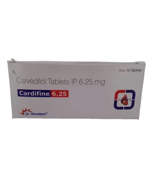 CARDIFINE 6.25MG - 10 TABLET