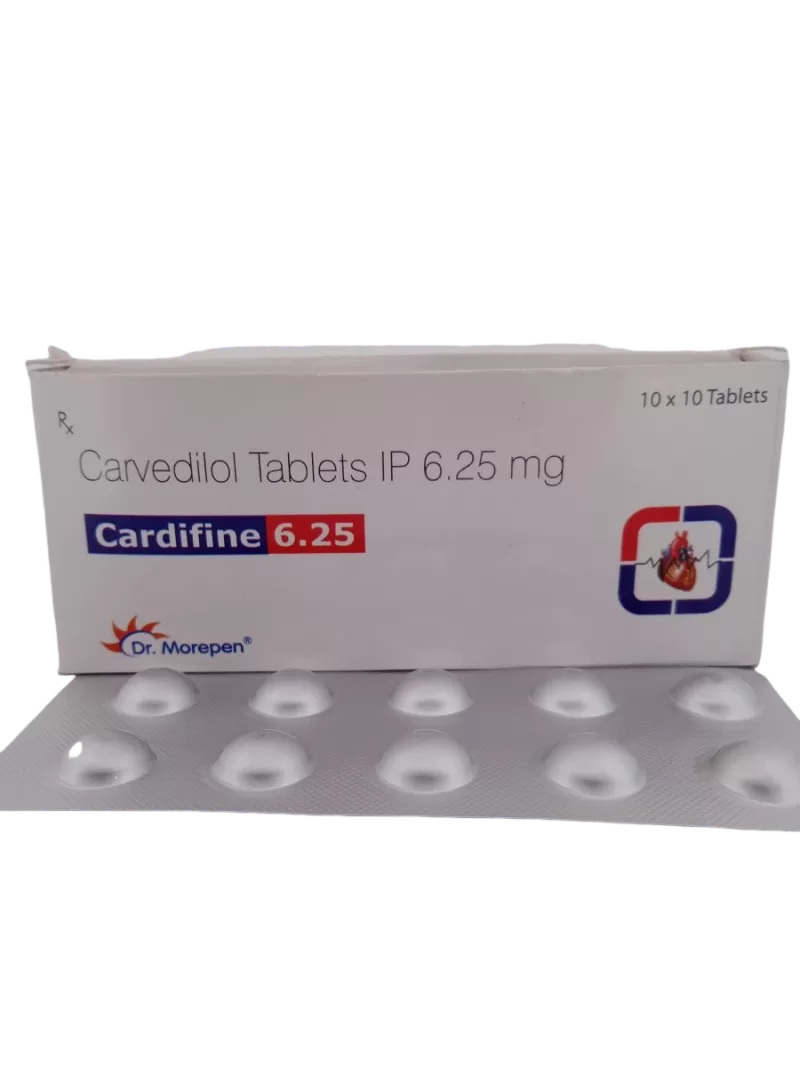 CARDIFINE 6.25MG - 10 TABLET - Image 2