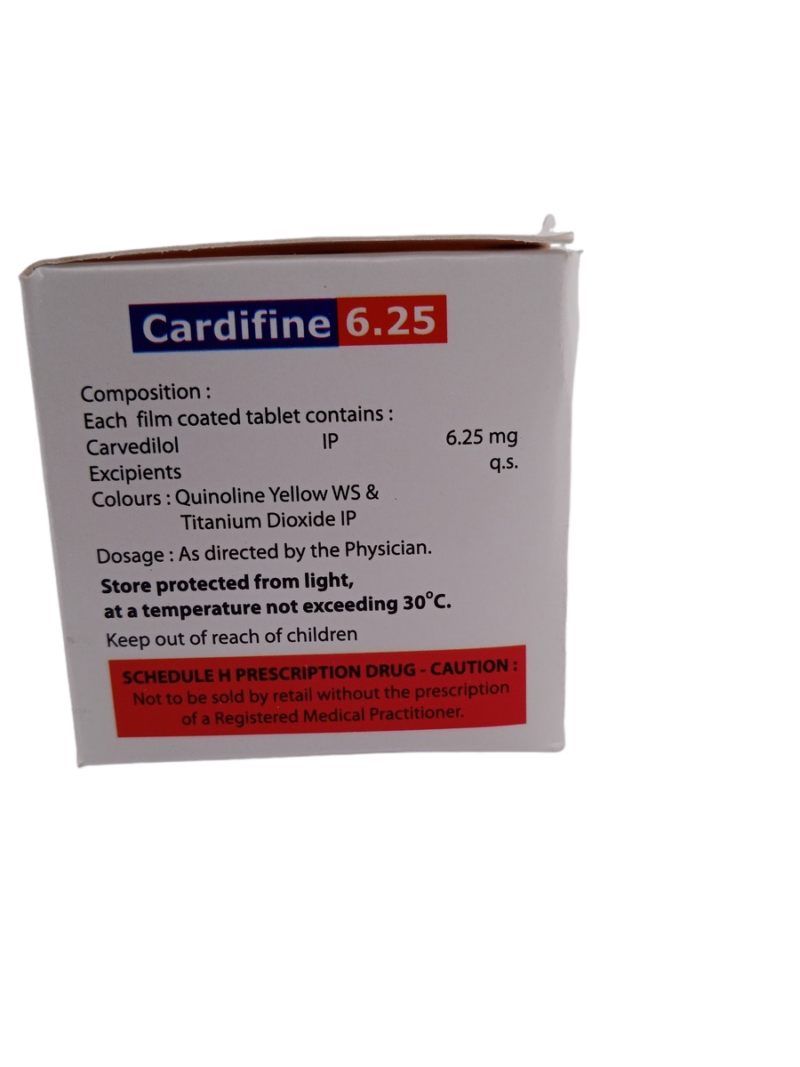 CARDIFINE 6.25MG - 10 TABLET - Image 4