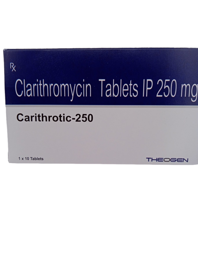 CARITHROTIC 250MG - 10 TABLET