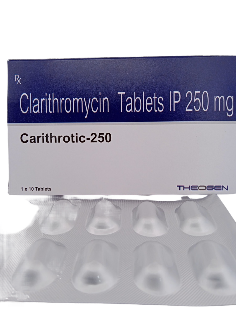 CARITHROTIC 250MG - 10 TABLET - Image 2
