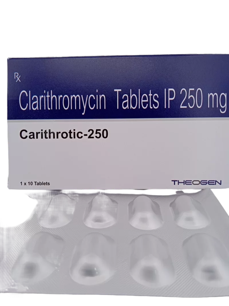 CARITHROTIC 250MG - 10 TABLET - Image 2