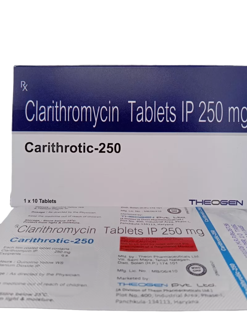 CARITHROTIC 250MG - 10 TABLET - Image 3