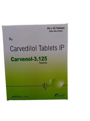 CARVENOL 3.125MG - 10 TABLET