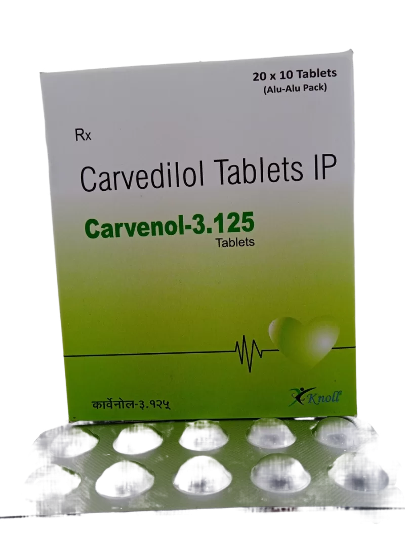 CARVENOL 3.125MG - 10 TABLET - Image 2
