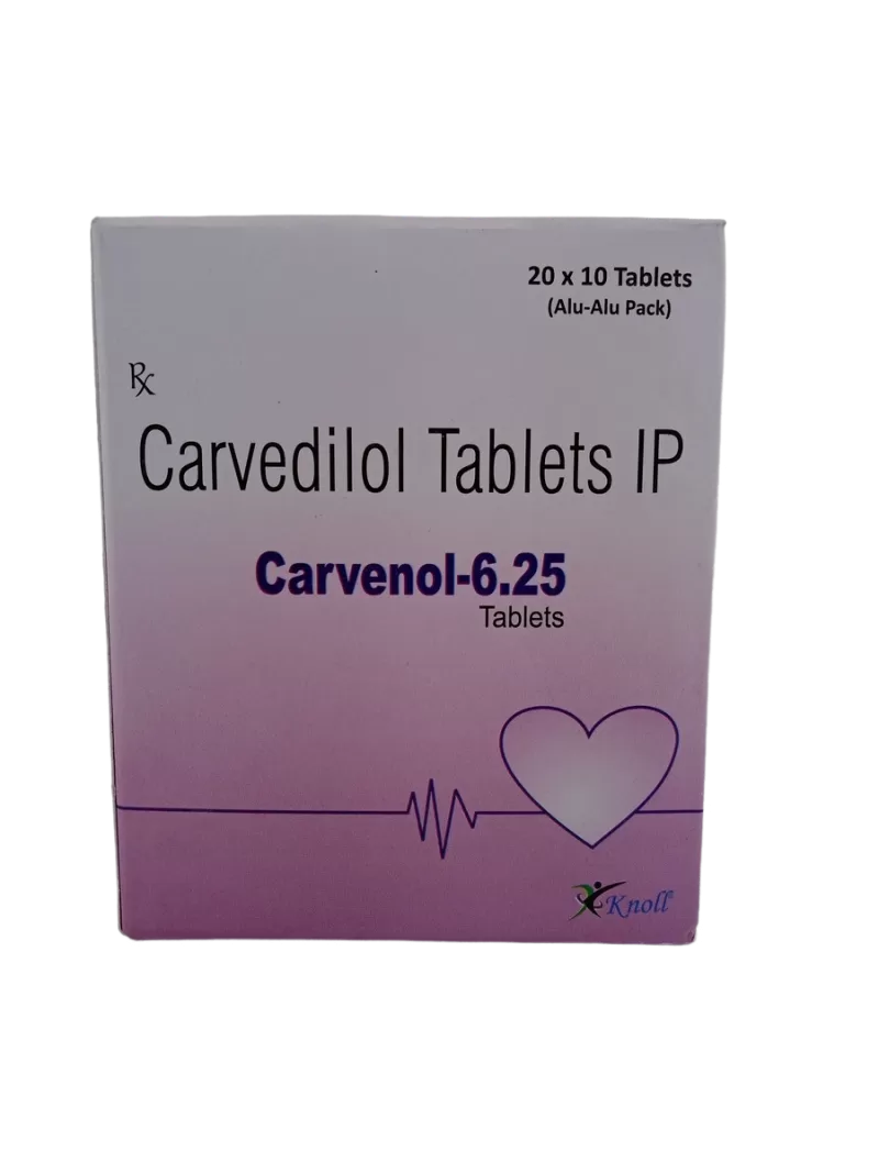 CARVENOL 6.25MG - 10 TABLET