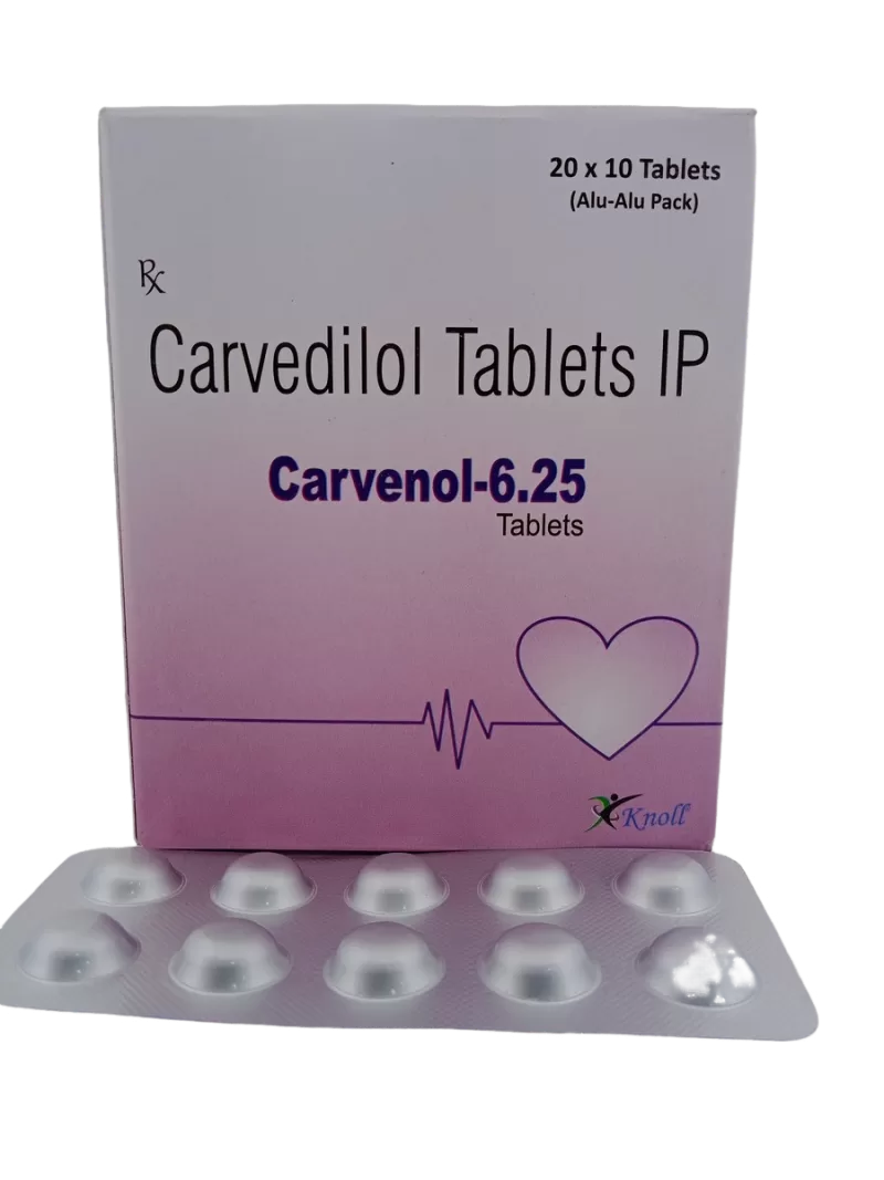CARVENOL 6.25MG - 10 TABLET - Image 2