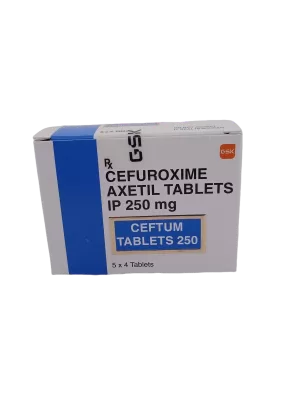 CEFTUM 250 MG - 4 TABLETS