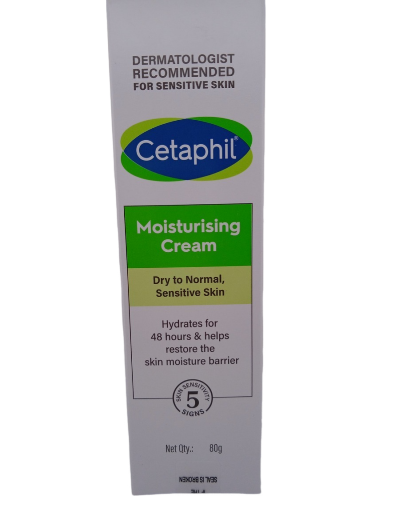 CETAPHIL MOISTURISING CREAM - 1 TUBE OF 80gm