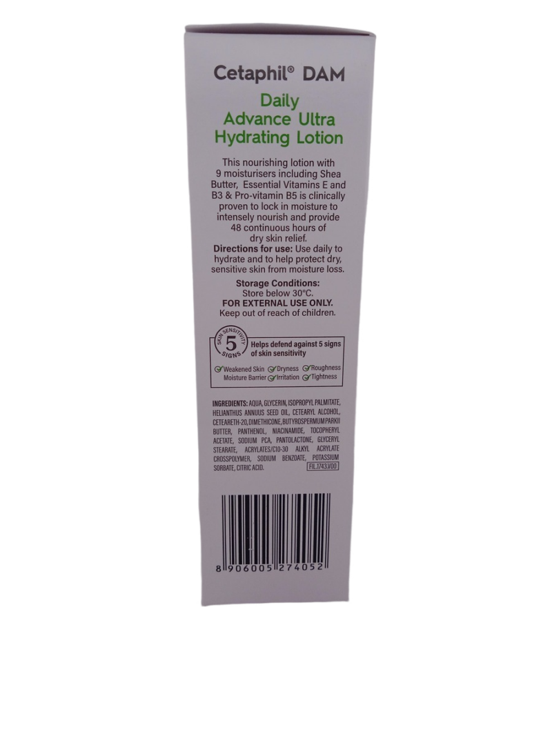 CETAPHIL DAM ULTRA HYDRATING LOTION – 30gm - Image 4