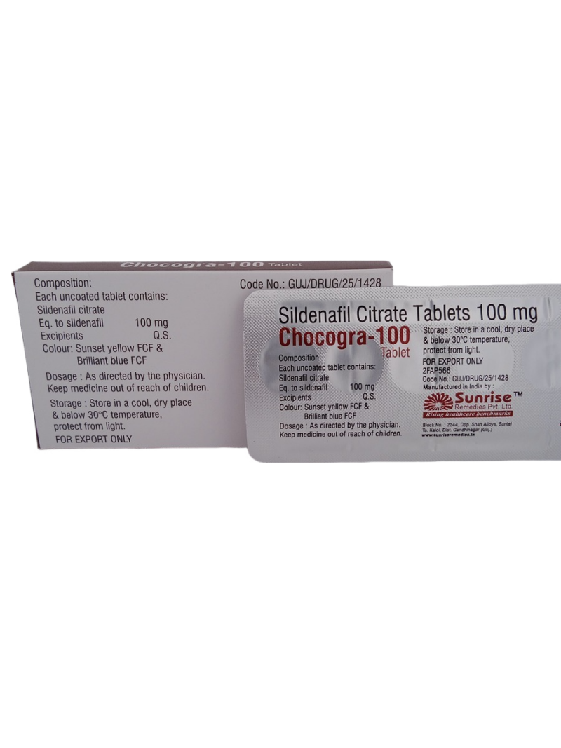 CHOCOGRA 100 MG - 5 TABLETS - Image 4