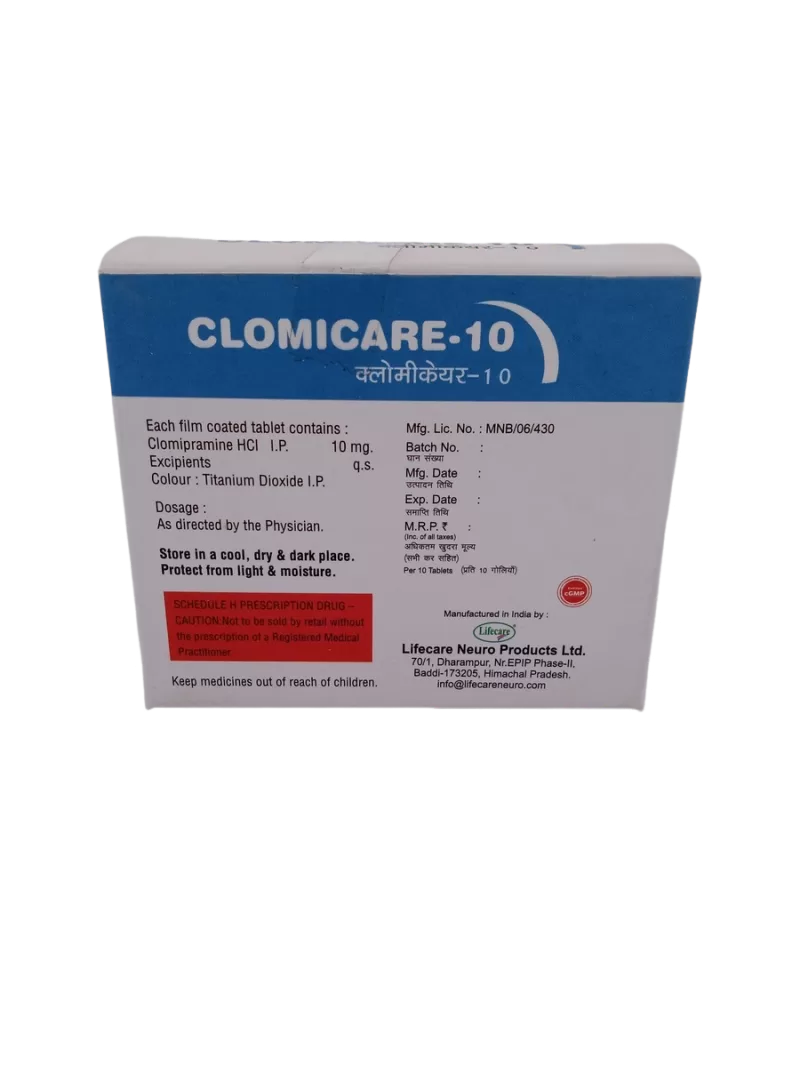 CLOMICARE 10 MG - 10 TABLETS - Image 4