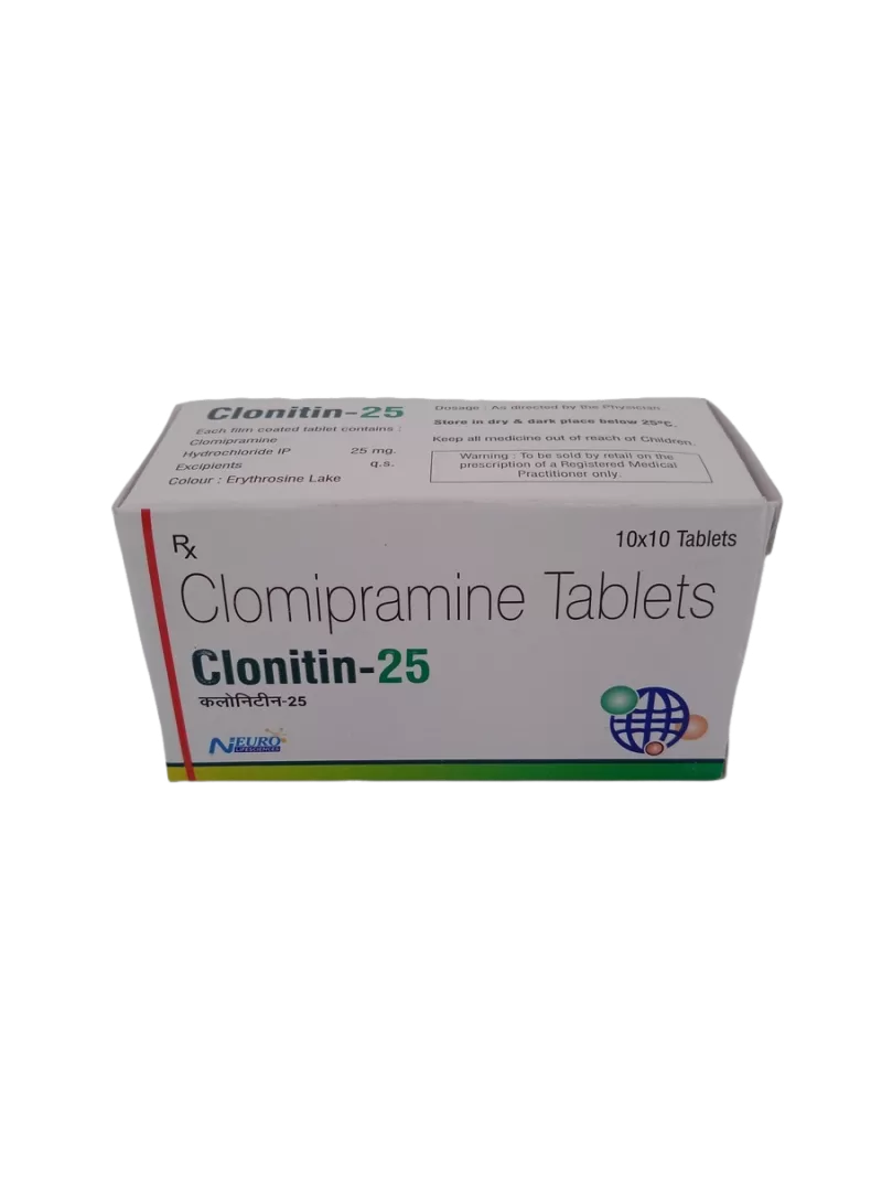 CLONITIN 25 MG - 10 TABLETS
