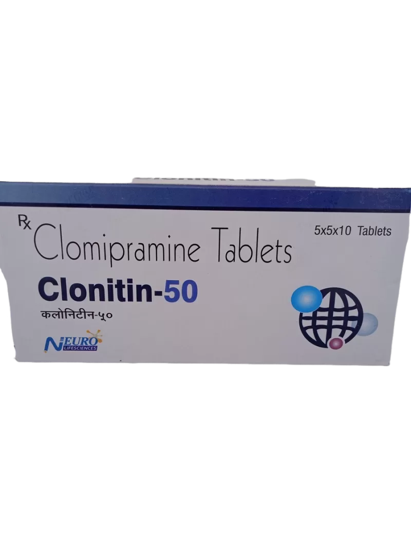 CLONITIN 50 MG - 10 TABLETS